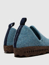Round Toe Shoes CITY BLUE